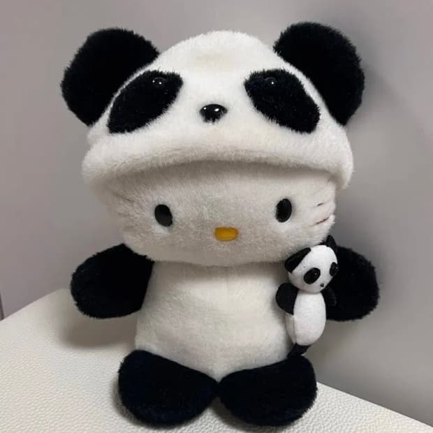 고전키티 판다 키티 인형 팬더가방키티