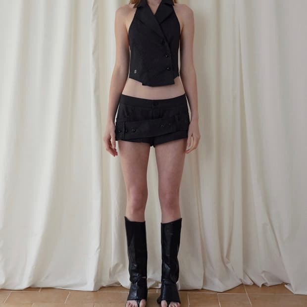 보헤미안 서웅 홀터 버튼 베스트