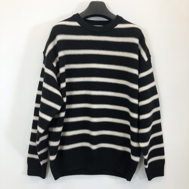 TNGT 청키 스트라이프 오버니트 105 