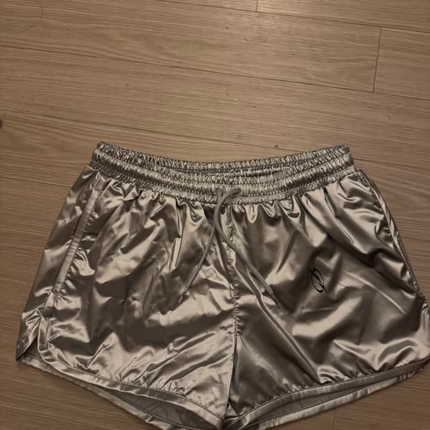 51percent - LOGO SWIM SHORTS - SILVER