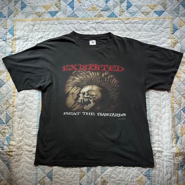 Rare 90s The Exploited Punk Band T