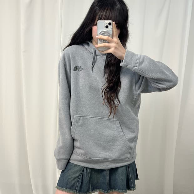 The North Face gray hoodie