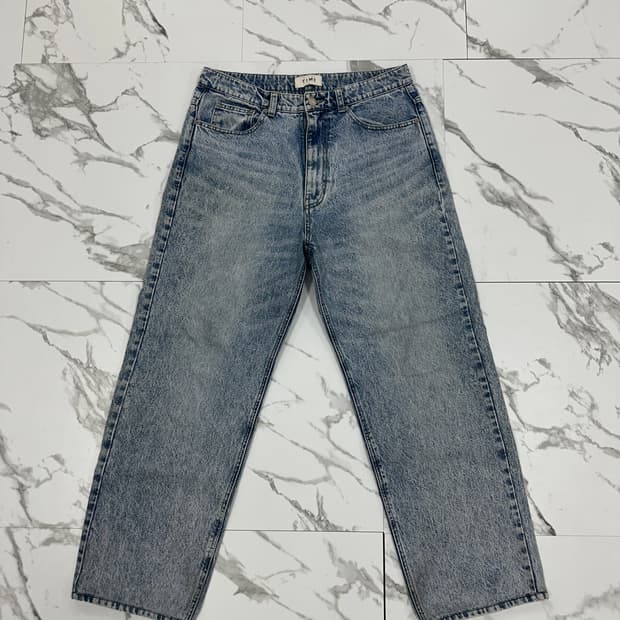  타임옴므 와이드핏 데님 팬츠