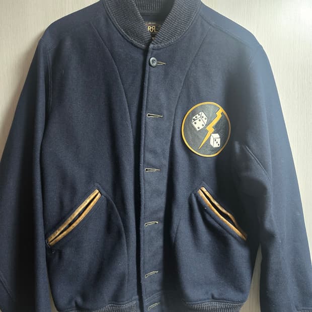 RRL Walters 울 바시티 자켓