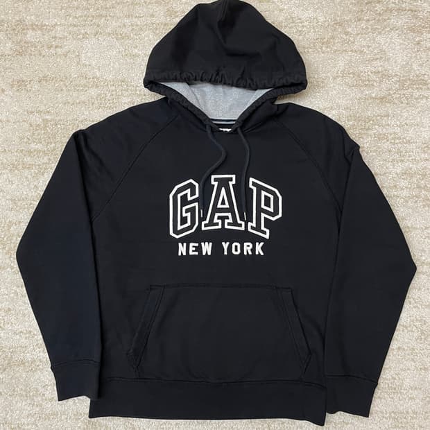 [M] GAP 갭 뉴욕 후드티 아플리케 후드티셔츠