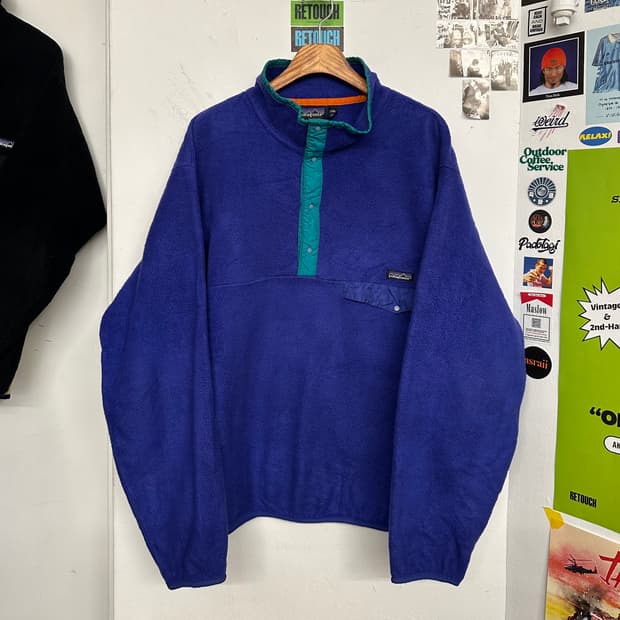90‘s 파타고니아 신칠라 스냅티 ’퍼플/틸‘