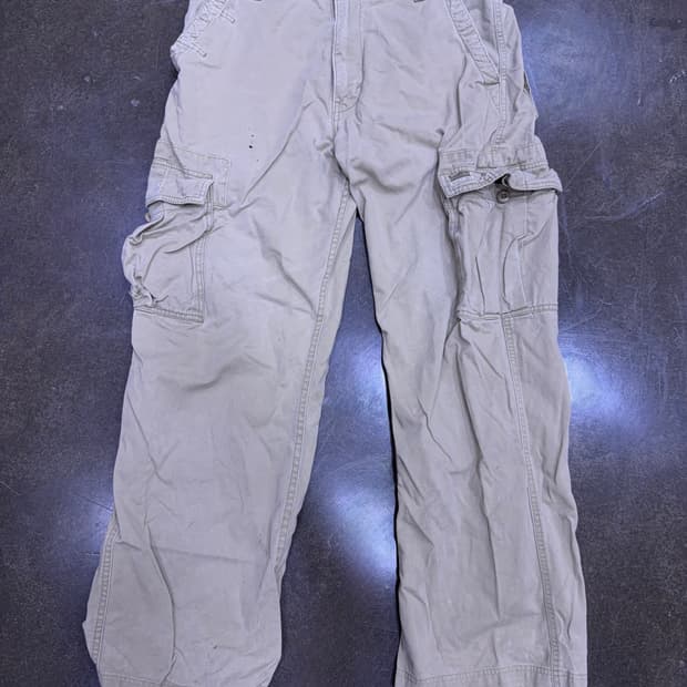 리바이스 00's 루즈 스트레이트핏 카고팬츠 베이지 33
