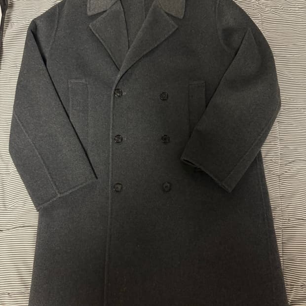 그레이 울 핸드메이드 코트