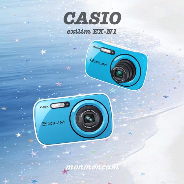 작례🩵Casio exilim EX-N1 카시오 엑슬림 블루 디카