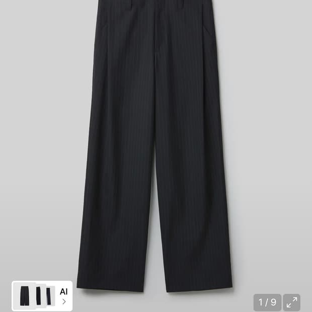 [MMIC] DROP TROUSER (NAVY)