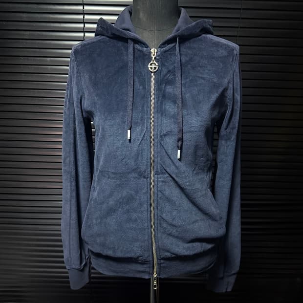 세르지오 타키니 벨벳 벨루어 투웨이 후드 집업 남색 네이비 S 90 일본