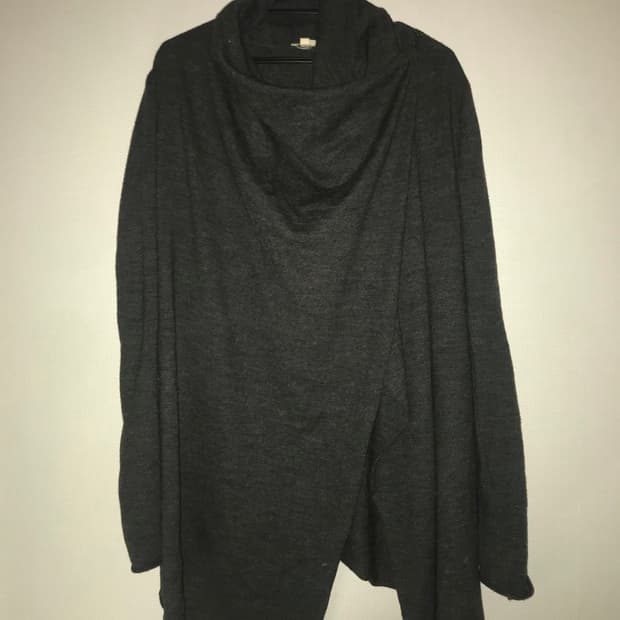 Helmut Lang 드레이프 롱 가디건