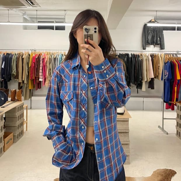 WRANGLER check western shirts