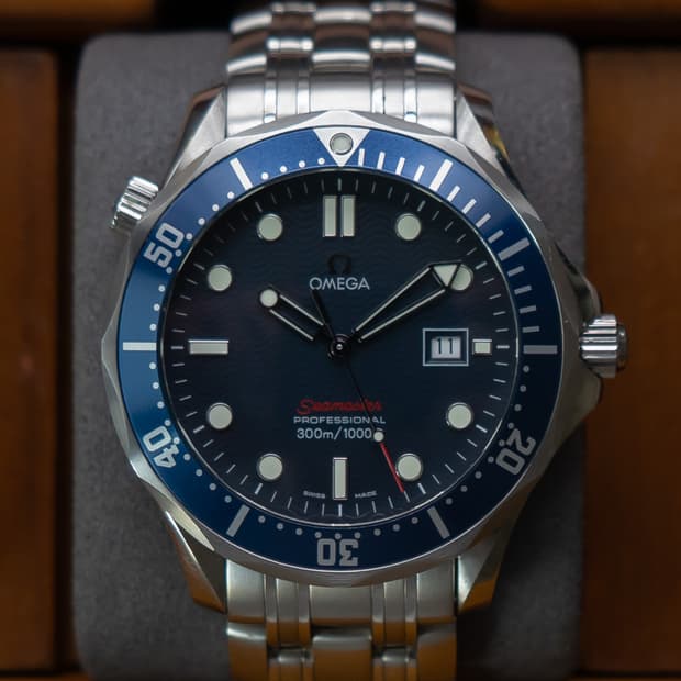 오메가 씨마스터 300 청판 41mm 쿼츠 시계