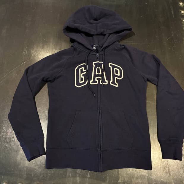 S) 갭 GAP 네이비 후드집업