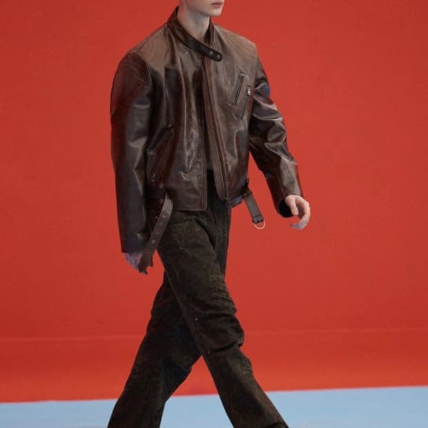 앤더슨벨 바이커 레더자켓 L