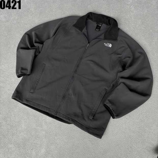 노스페이스 소프트쉘 자켓 그레이 L