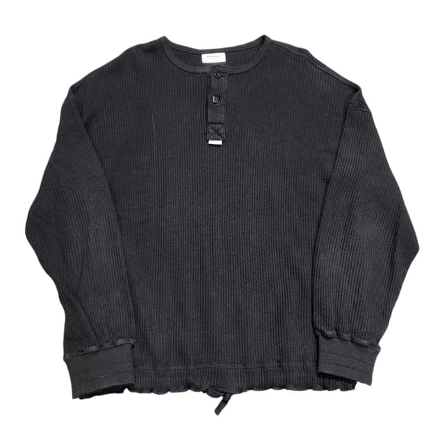 커버낫 블랙 헨리넥 긴팔 (L)