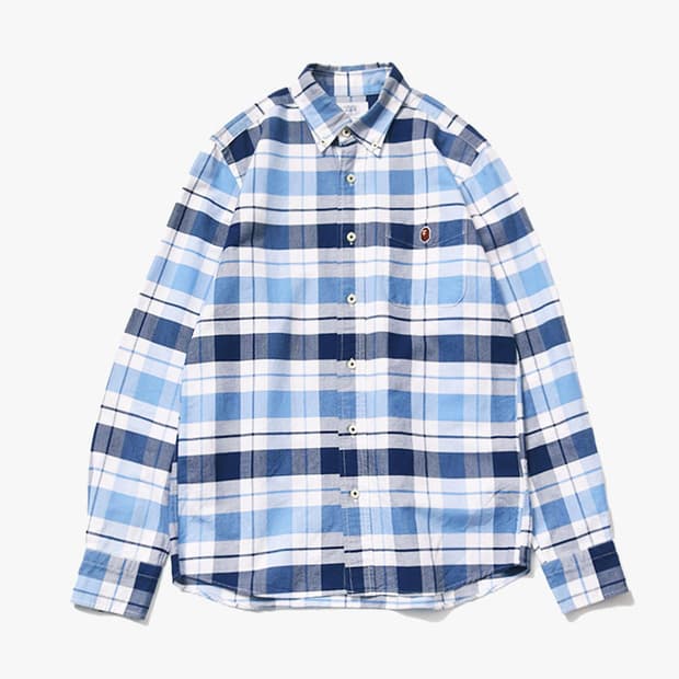 BAPE - CHECK SHIRT