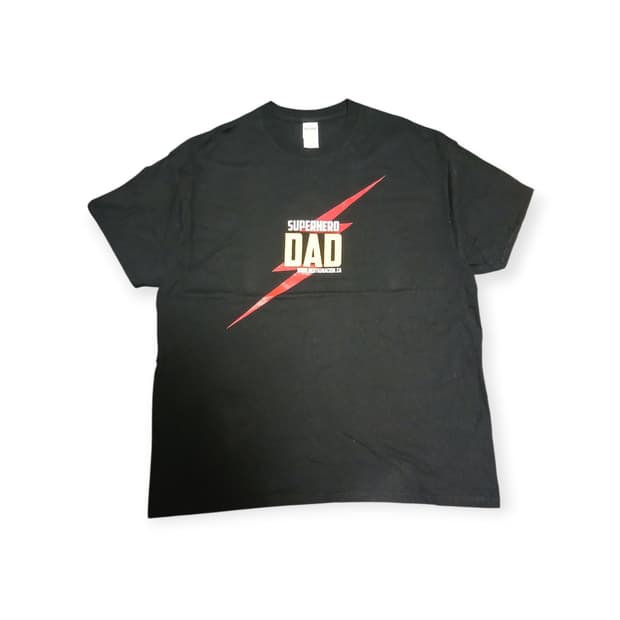 길단 superhero dad 그래픽 헤비 코튼 반팔티 