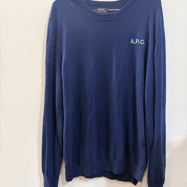 A.P.C. 네이비 니트