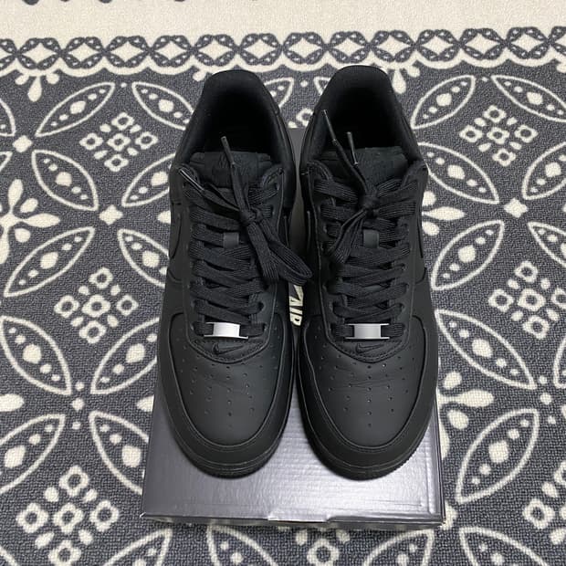 (255)에어포스1 프리미엄 올블랙