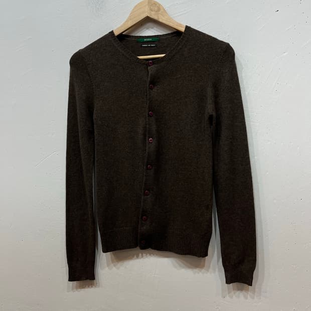 m piperita 울 가디건 브라운 우먼즈