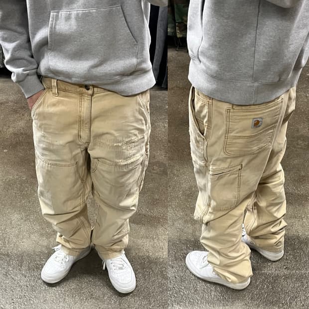 Carhartt 더블니 워크 팬츠 (35“)