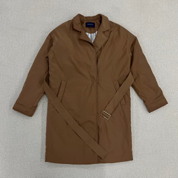 55 모조에스핀 벨티드 패딩 코트 0213M