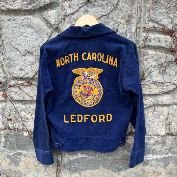 70s FFA 오리지널 빈티지 체인스티치 코듀로이 자켓