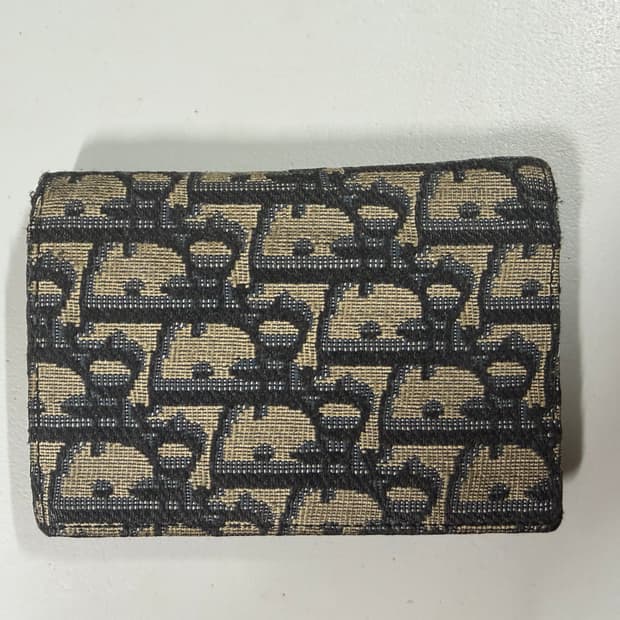 디올 오블리크 반지갑