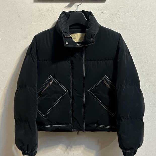 마뗑킴 스티치 숏 패딩 자켓