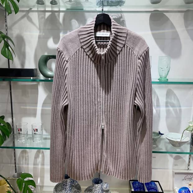 아워레가시 classic zip cardigan