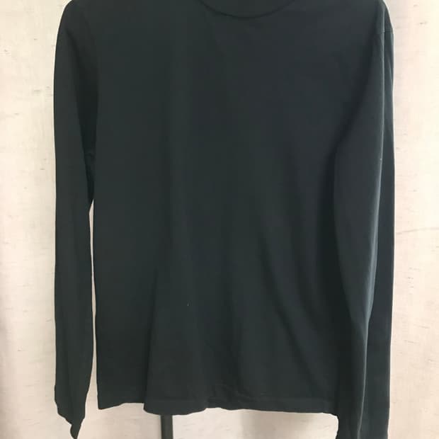 코스 COS 블랙 목폴라 긴팔 티셔츠 XS