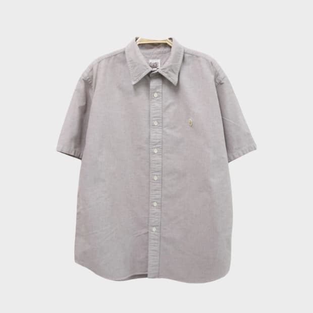 베이프 스몰 로고 옥스포드 반팔 셔츠 57263