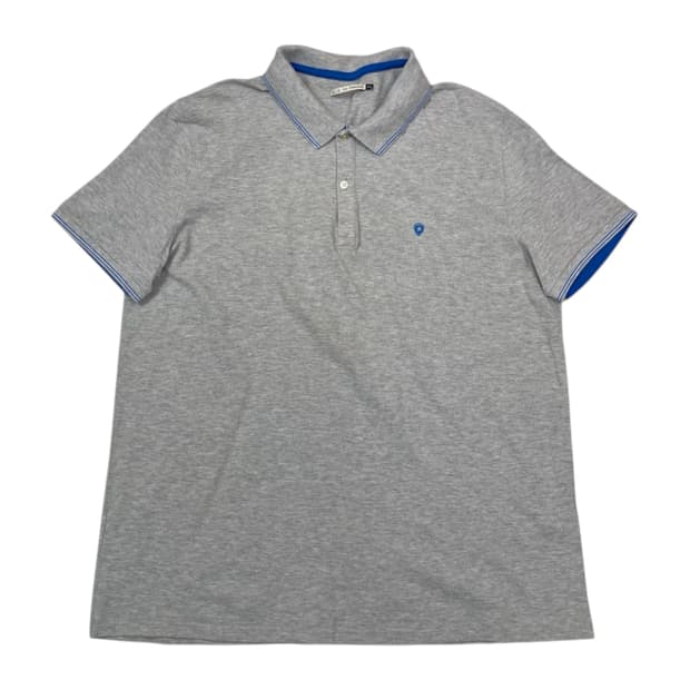 셀리오 Celio 그레이 자수로고 반팔 카라티 XXL