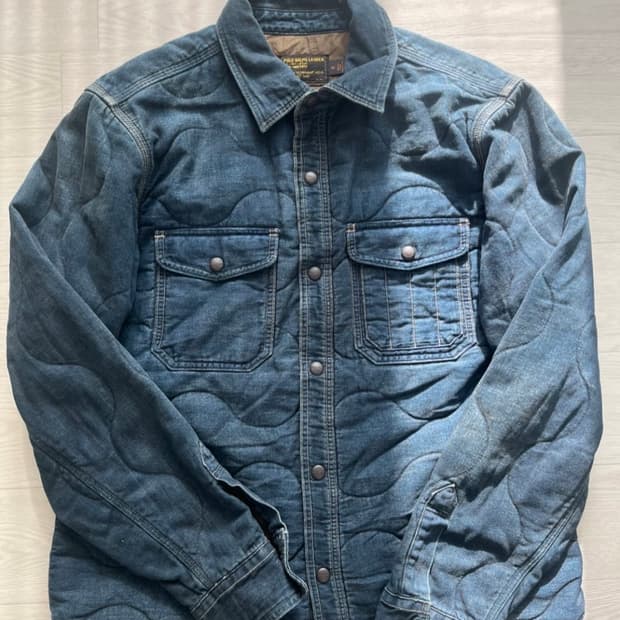 폴로 랄프로렌 데님 퀼팅 자켓 M