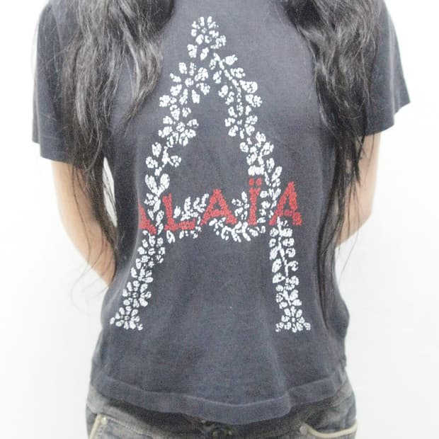alaia 2019 flower logo tee