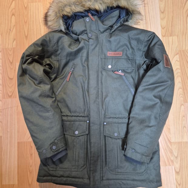 콜롬비아 덕다운 야상 파카