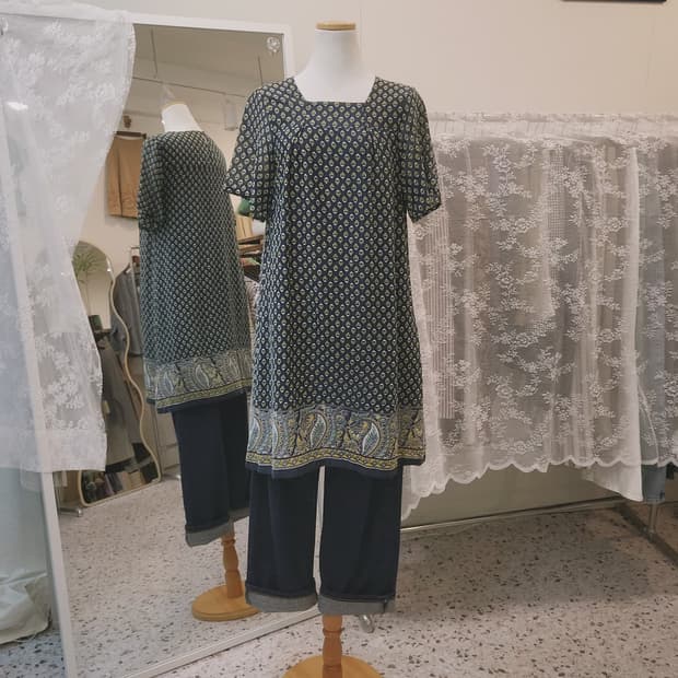 T'bis studio 페이즐리 원피스(made in India)