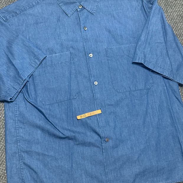 어나더오피스 라이터 셔츠 인디고 1사이즈