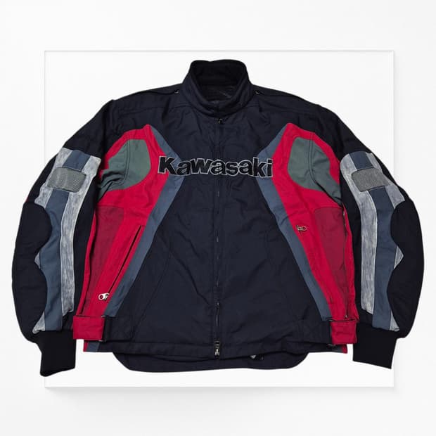 [우주매물🔥] 가와사키 모터 사이클 레이싱 자켓