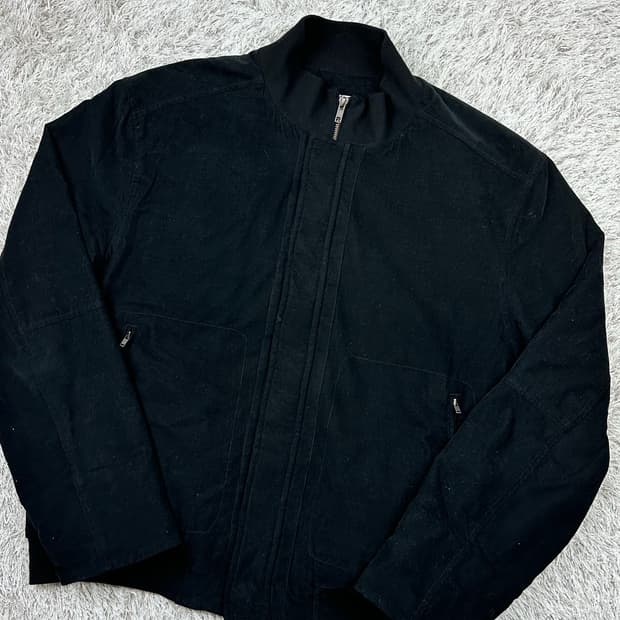 [4] 정품 해칭룸 코듀로이 탱커 자켓 블랙