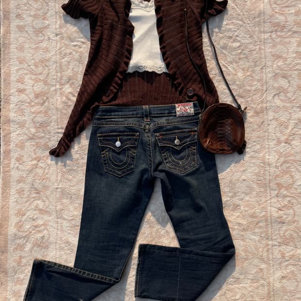 y2k 보헤미안 슬림 글램 무드 