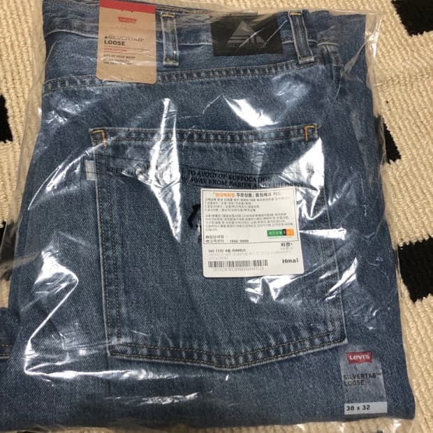 리바이스 실버탭 루즈핏 데님 