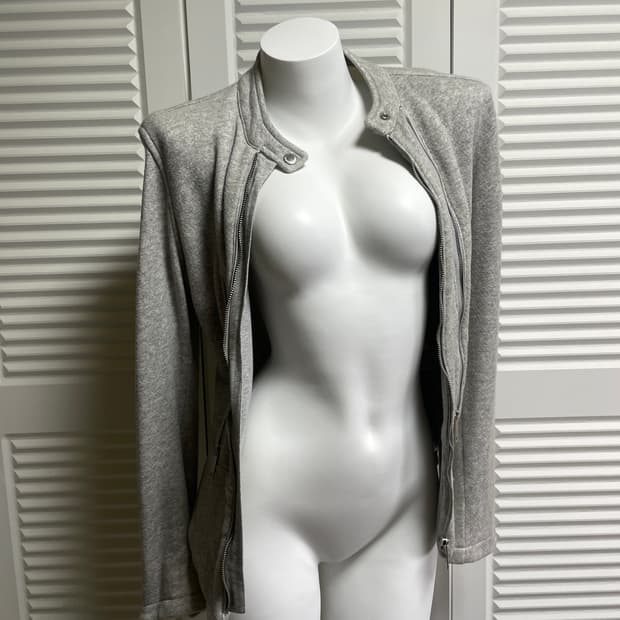 디젤 져지 자켓 멜란지그레이 S