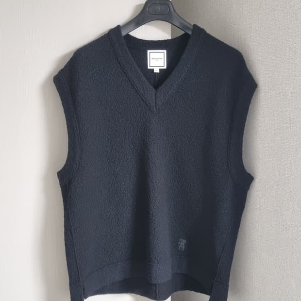 우영미 니트 조끼 베스트