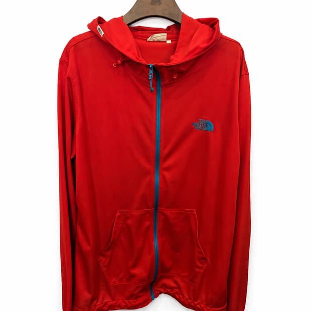 105,XL,세탁완료 )) 노스페이스 후드 얇은 점퍼!