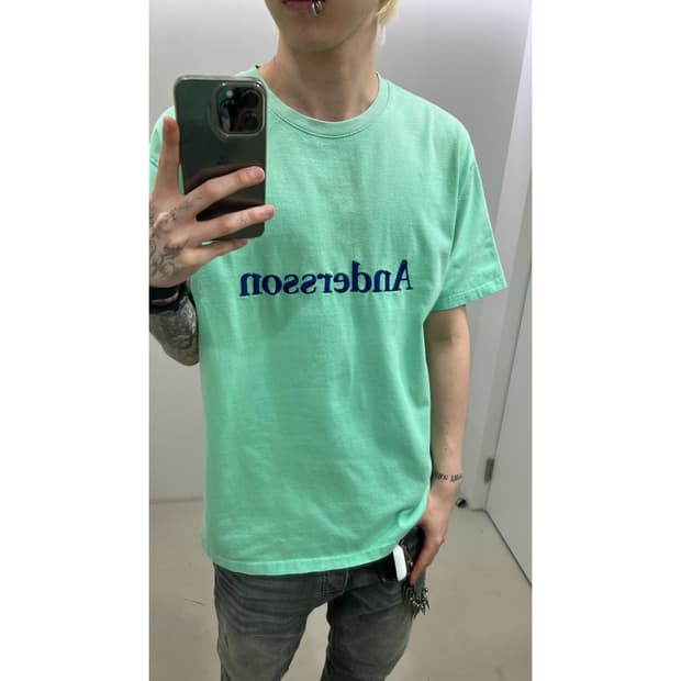 앤더슨벨 로고 베이직 반팔티 r4215