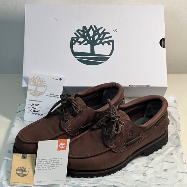 팀버랜드 디네댓 보트슈즈 270사이즈 풀박스 판매